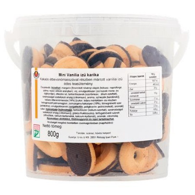 Sušienky, vanilkové, mini, 800 g, vo vedierku, URBAN