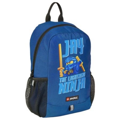 Batoh, stredná veľkosť, LEGO "Ninjago Jay", modrý, vzorovaný