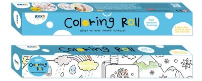 Omaľovávanka v kotúči, samolepiaca, 31x355 cm, STICK N, kolobeh vody