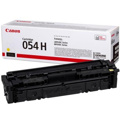 CRG-054H laserový tóner i-Sensys, k tlačiarňam LBP621 623, MF641, 643, CANON, žltá, 2,3k
