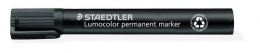Permanentný popisovač, zrezaný hrot, STAEDTLER "Lumocolor 350", čierny