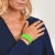 Identifikačný náramok, odolný proti roztrhnutiu,, 265x19 mm, AVERY ZWECKFORM "Tyvek", zelený