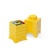 Úložný box, hranatý, LEGO, žltý