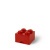 Úložný box, zásuvkový, LEGO "Brick", červený