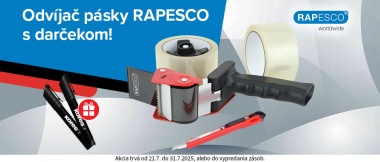 Odvíjač pásky RAPESCO s darčekom!